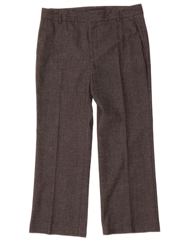 Zara Γυναικείο ίσιο παντελόνι EU 40 Medium W30 L27 Γκρι ψαροκόκαλο