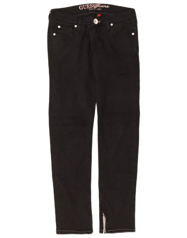 GUESS Γυναικείο Slim Jeans W26 L28 Μαύρο βαμβακερό