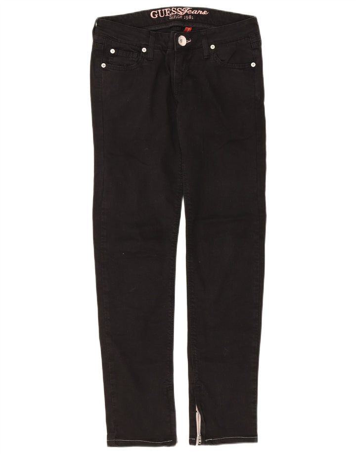 GUESS Γυναικείο Slim Jeans W26 L28 Μαύρο βαμβακερό