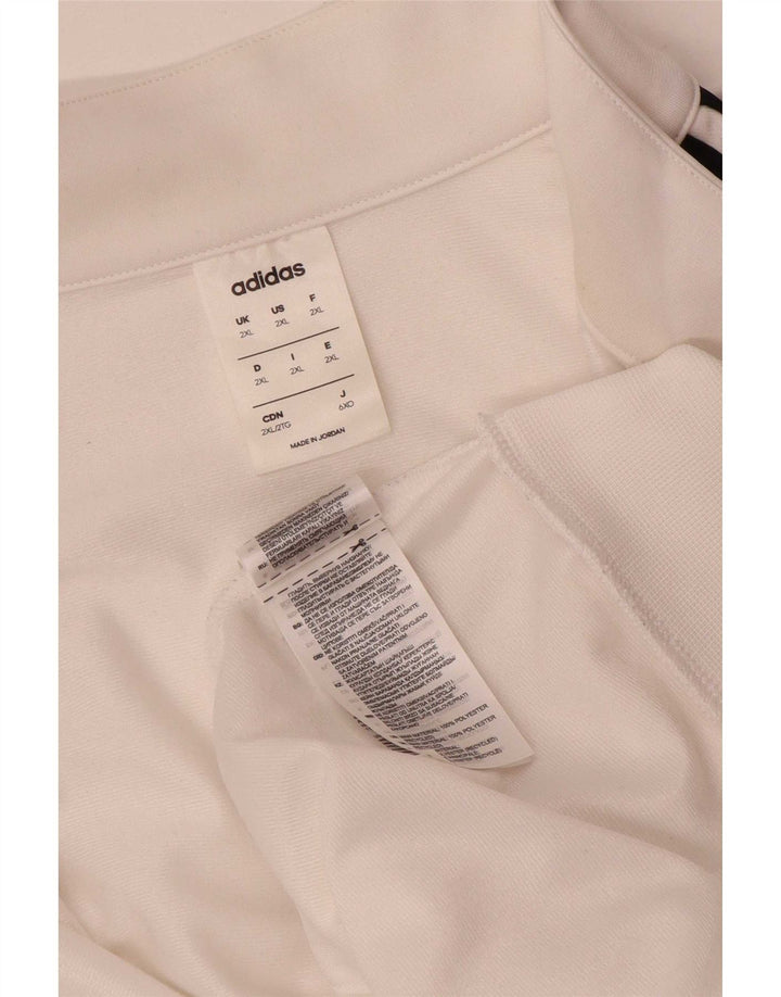 Ανδρική φόρμα Adidas Top Jacket 2XL White Polyester