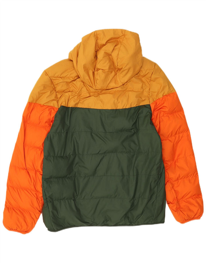 Ανδρικό μπουφάν με κουκούλα Nike UK 40 Μεγάλο κίτρινο πολυεστέρας
