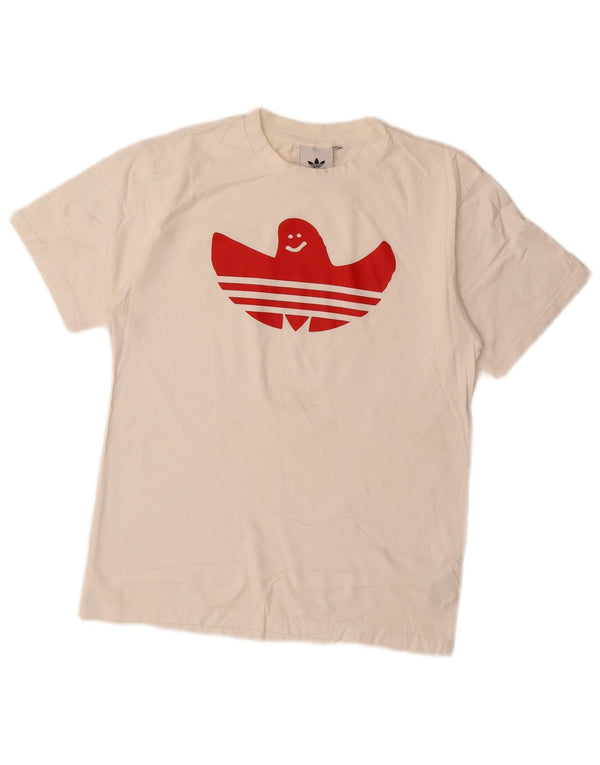Ανδρικό γραφικό T-shirt Adidas Top Small White