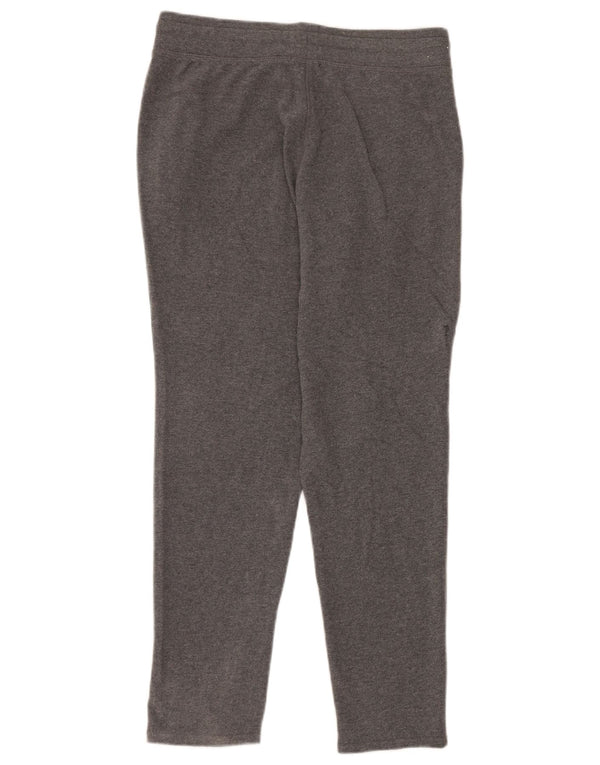 Champion Womens Tracksuit Trousers UK 14 Medium Grey Cotton