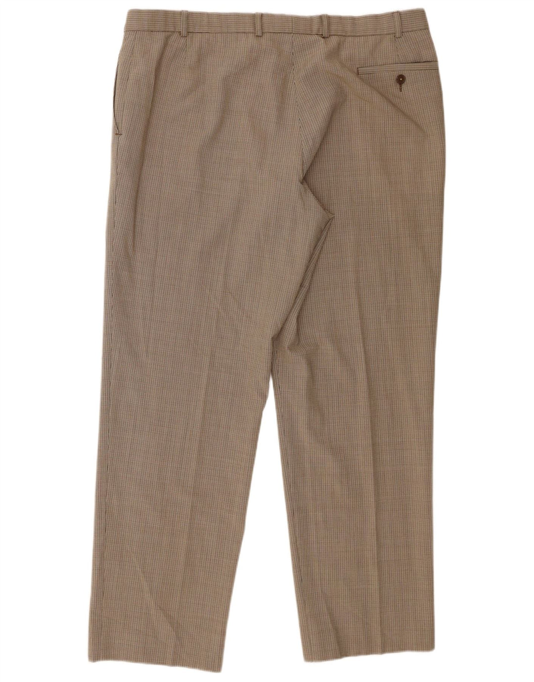 Ανδρικό ίσιο παντελόνι Marks & Spencer W40 L31 Beige Houndstooth