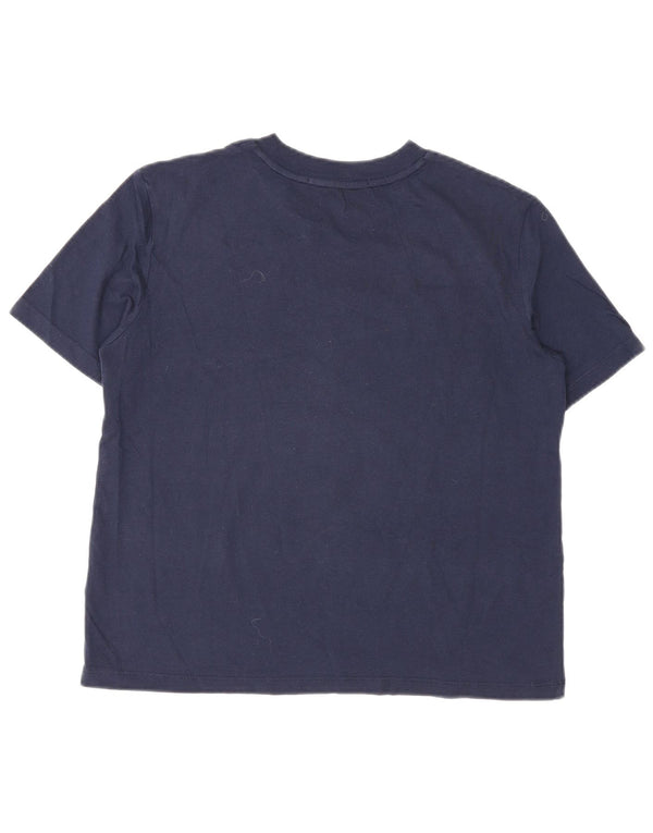 Γυναικείο γραφικό μπλουζάκι Calvin Klein Jeans Top UK 12 Medium Navy Blue