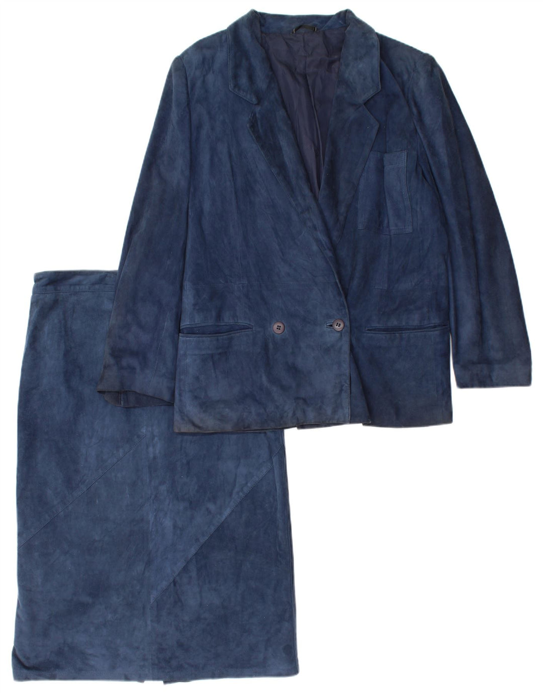 Robrik Γυναικείο Σετ Φούστα 2 τεμαχίων IT 44 Medium W30 Navy Blue Δερμάτινο