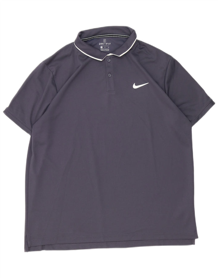 Ανδρικό μπλουζάκι πόλο Nike XL Γκρι Αθλητικό από πολυεστέρα
