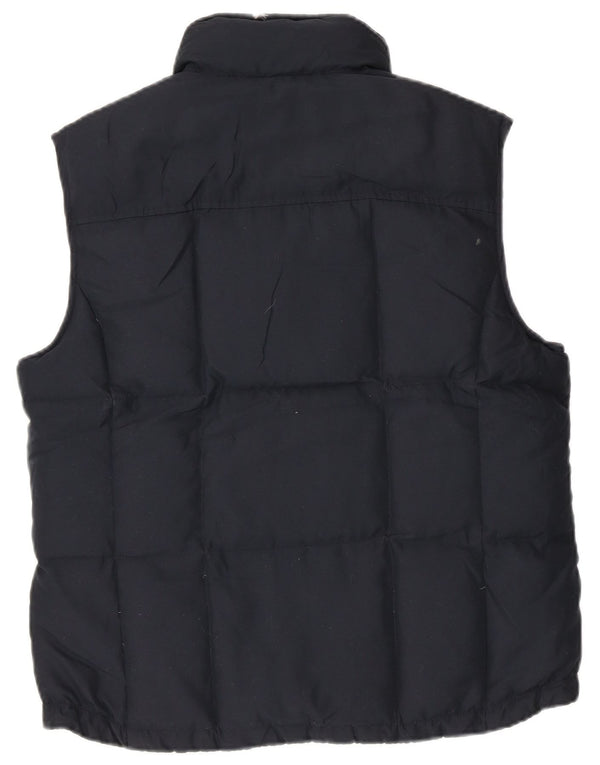 Crew Clothing Γυναικεία padded Gilet UK 14 Large Navy Blue Polyester