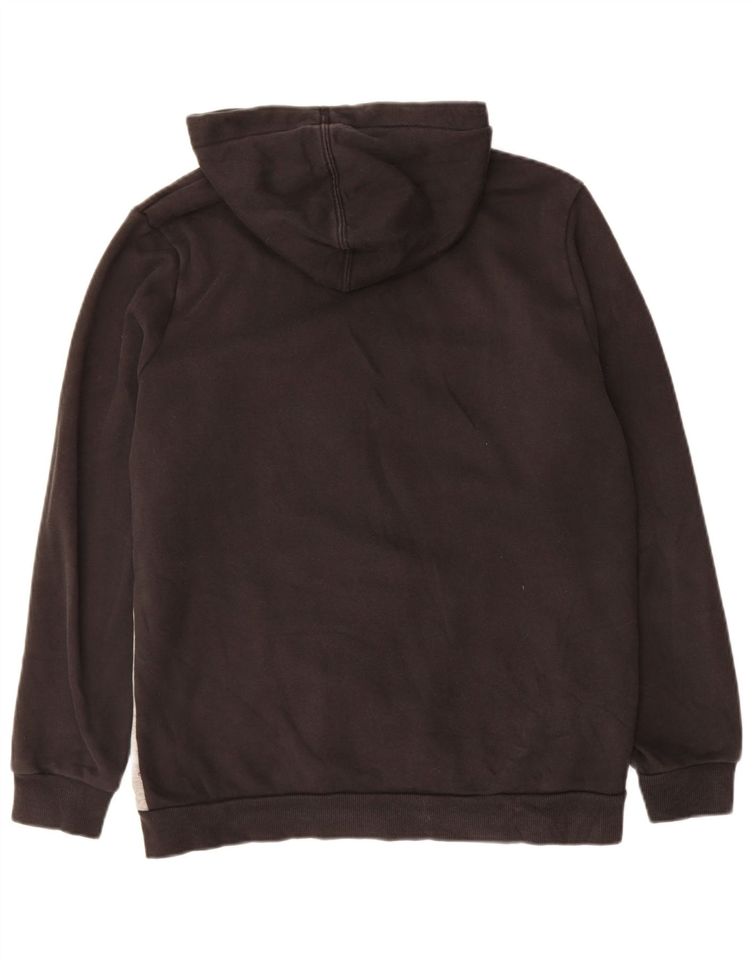 PUMA Mens Zip Hoodie Sweater Medium Black Colourblock Cotton