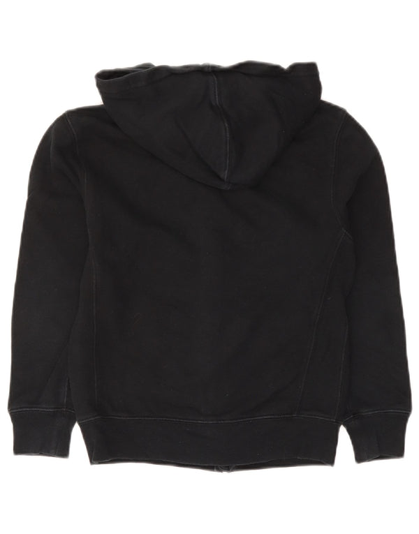 Polo Ralph Lauren Boys πουλόβερ με κουκούλα με φερμουάρ 7-8 ετών, μικρό μαύρο βαμβακερό