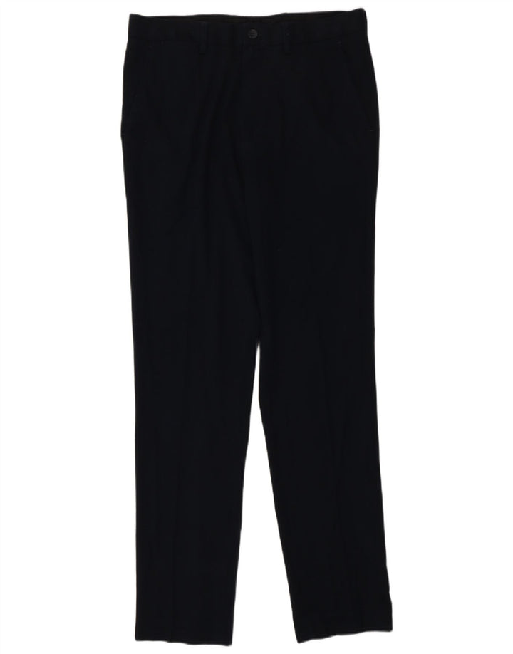 Ανδρικό παντελόνι Chino Marks & Spencer W32 L33 Navy Blue Polyester