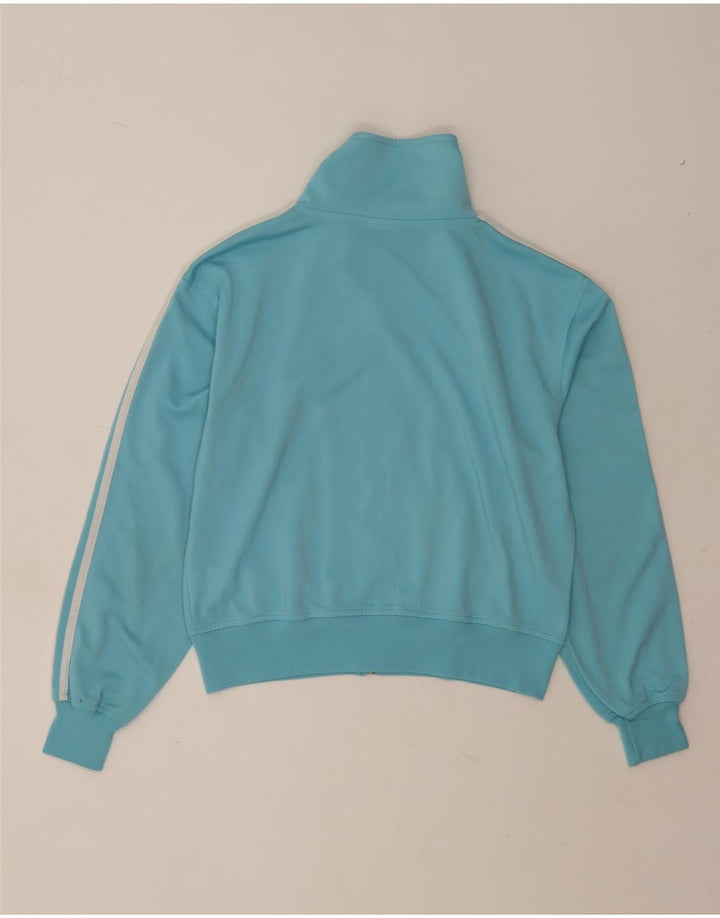 Adidas Γυναικεία φόρμα Crop Top Jacket UK 14 Medium Blue Polyester