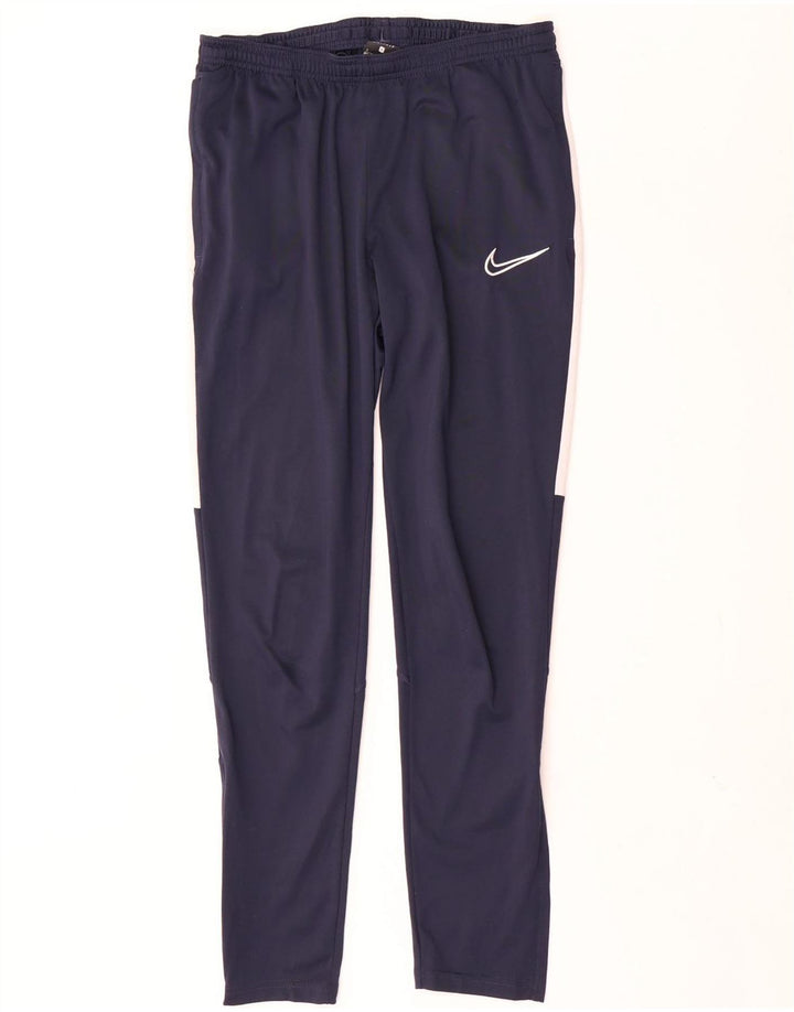 Ανδρικό παντελόνι γυμναστικής Nike Dri Fit Μικρό μπλε Navy Colorblock Πολυεστέρας