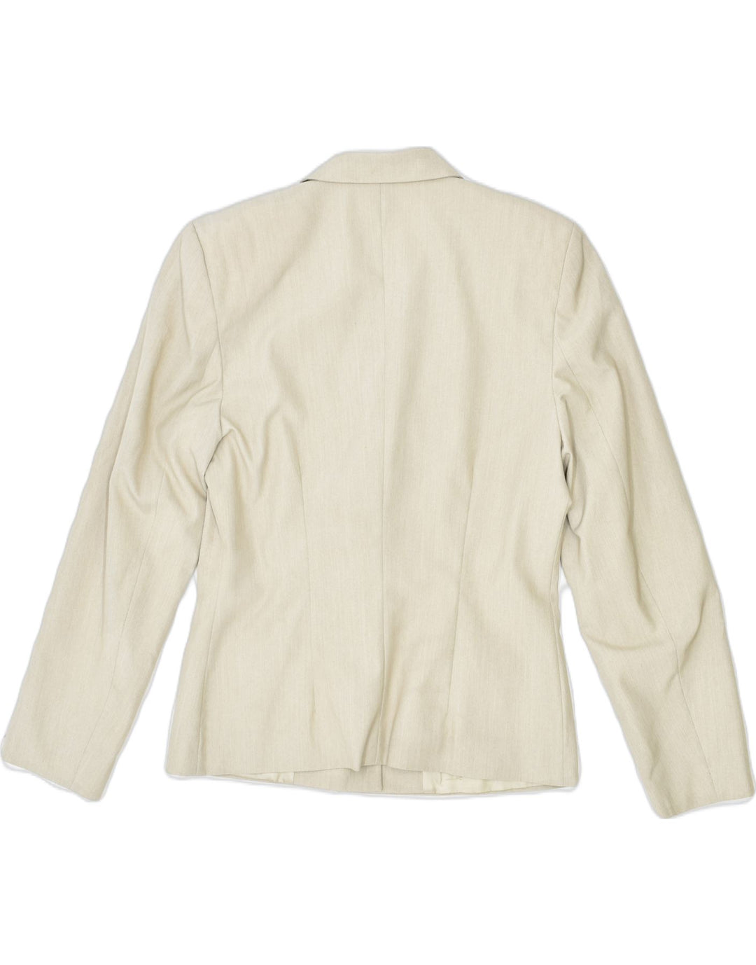 VINTAGE Womens 4 Button Blazer Jacket EU 42 Medium Beige | Vintage | Thrift | Second-Hand | Used Clothing | Messina Hembry 