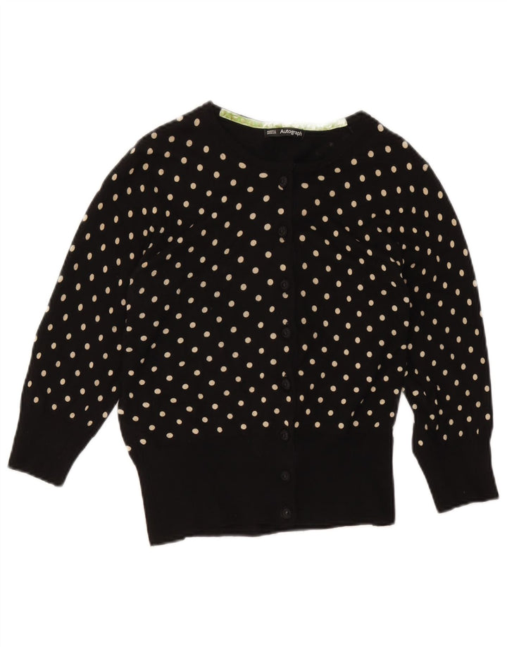 Marks & Spencer Γυναικείο πουλόβερ Cardigan Autograph UK 14 Medium Black