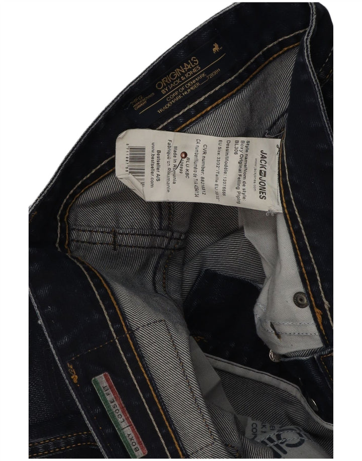 Jack & Jones Ανδρικό Roxy Loose Jeans W33 L29 Navy Blue Cotton