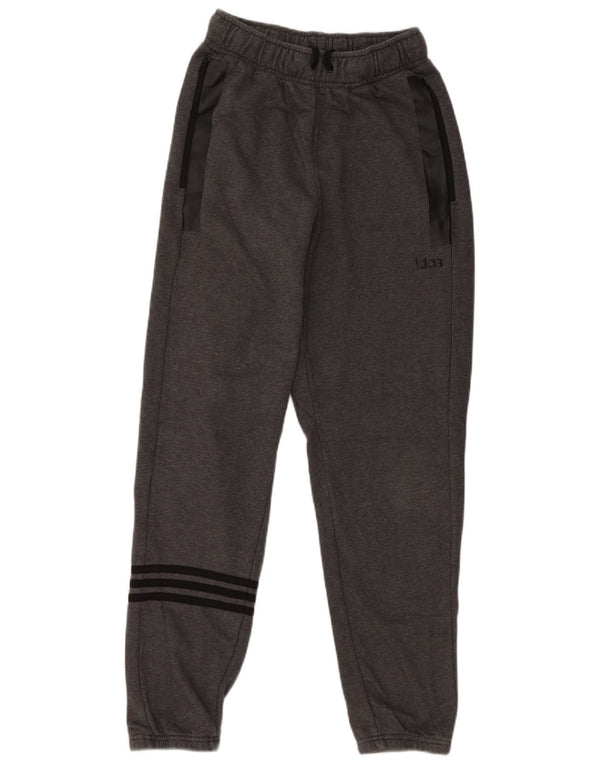 Adidas Mens Climalite Tracksuit Trousers Joggers Small Grey Cotton