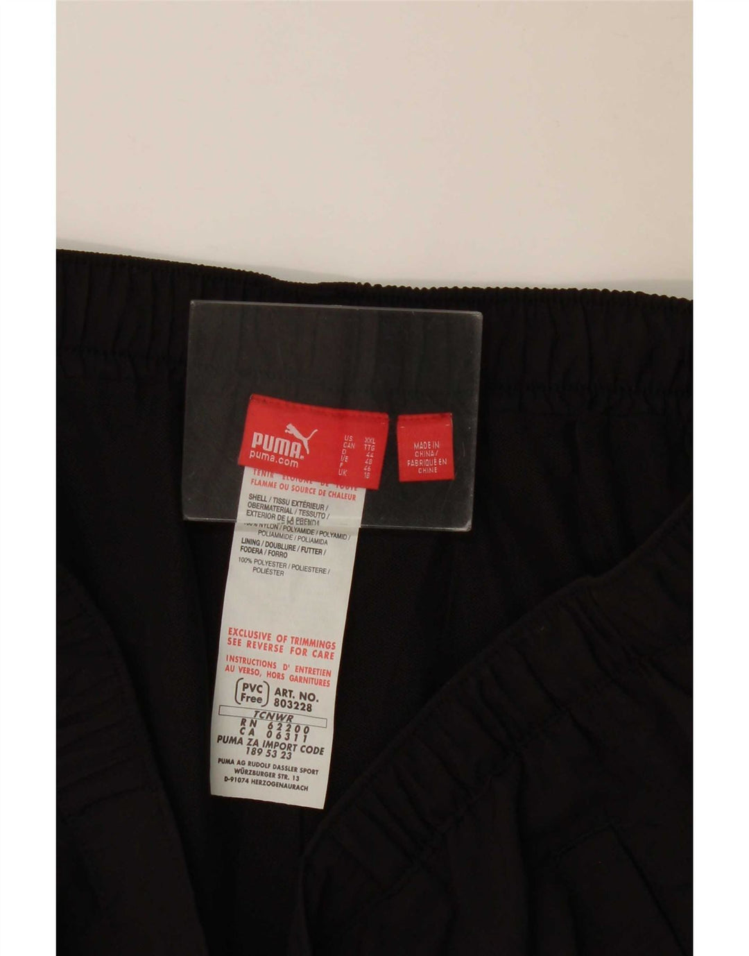 Puma Γυναικεία φόρμα Cargo Παντελόνι UK 18 XL Μαύρο Πολυεστέρας
