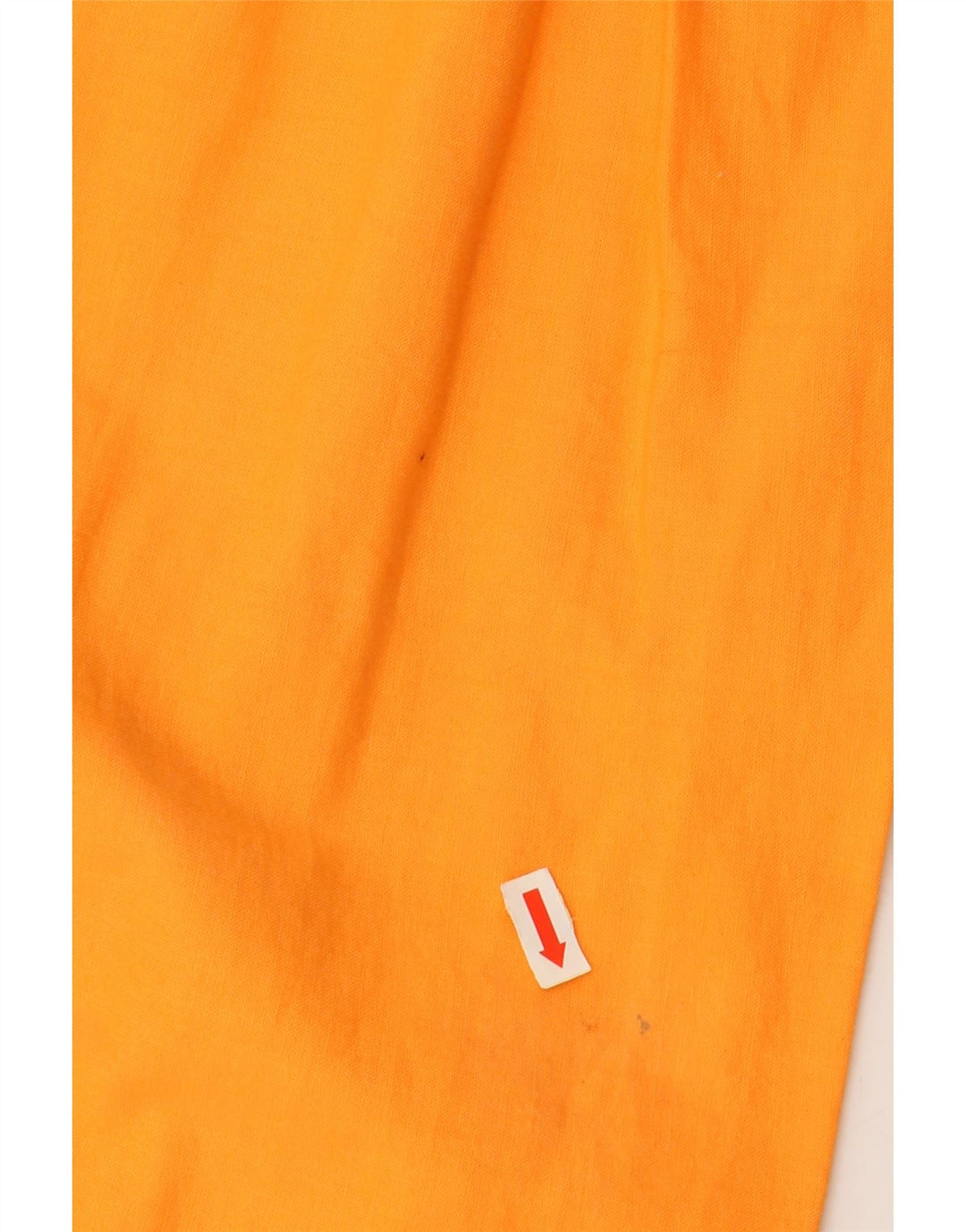 VINTAGE Girls A-Line φούστα 12-13 ετών W30 Πορτοκαλί βαμβακερό