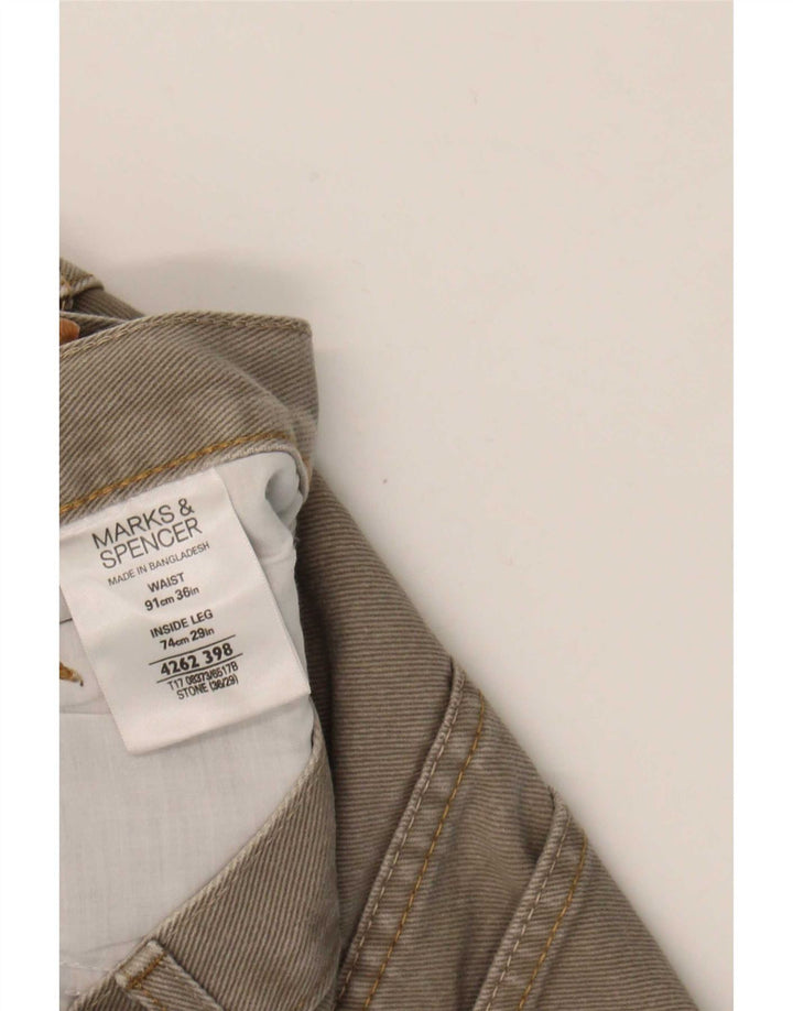 Ανδρικό τζιν Marks & Spencer Blue Harbor Straight W36 L29 Γκρι βαμβακερό