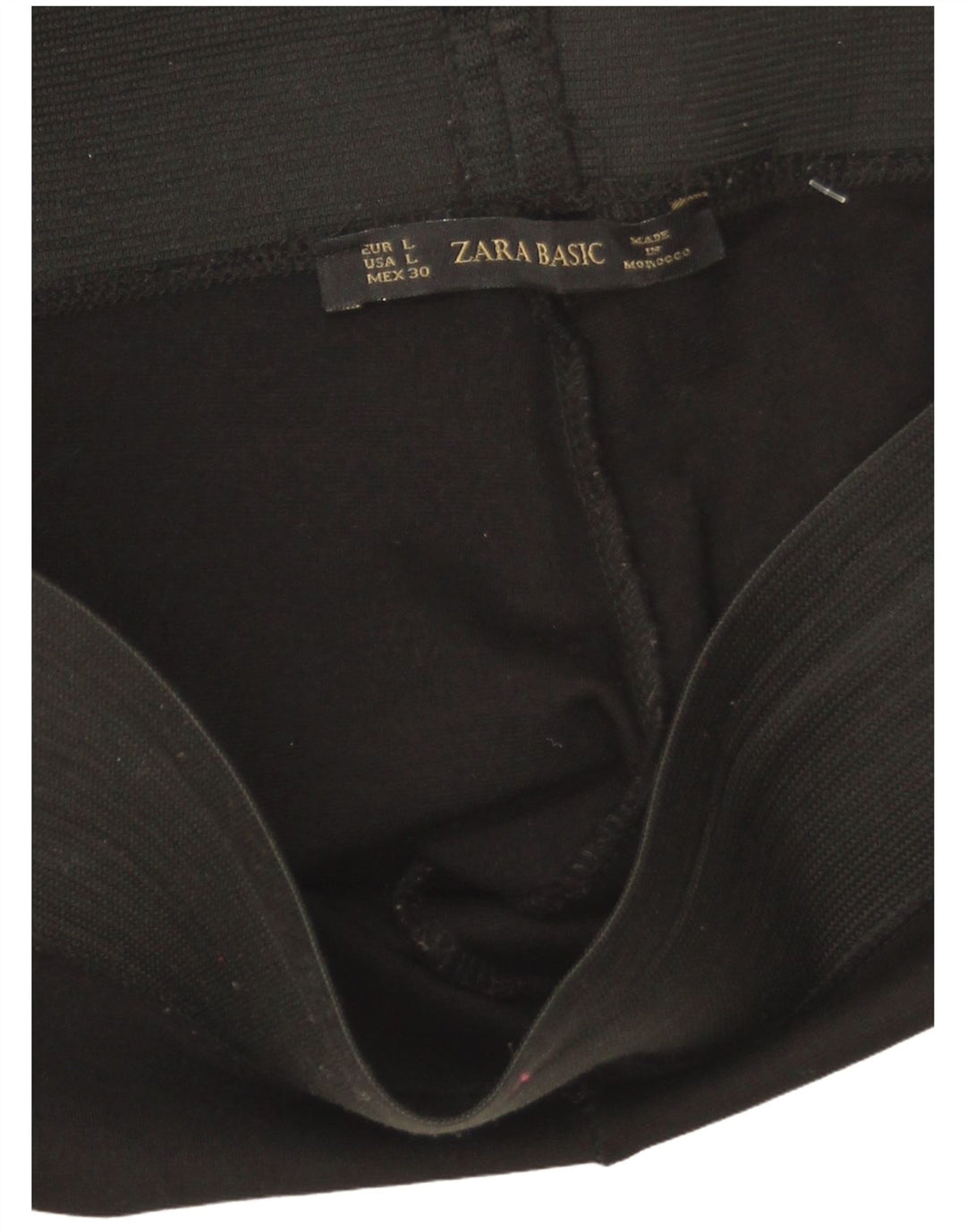 Zara Γυναικείο Κολάν UK 16 Large Μαύρο