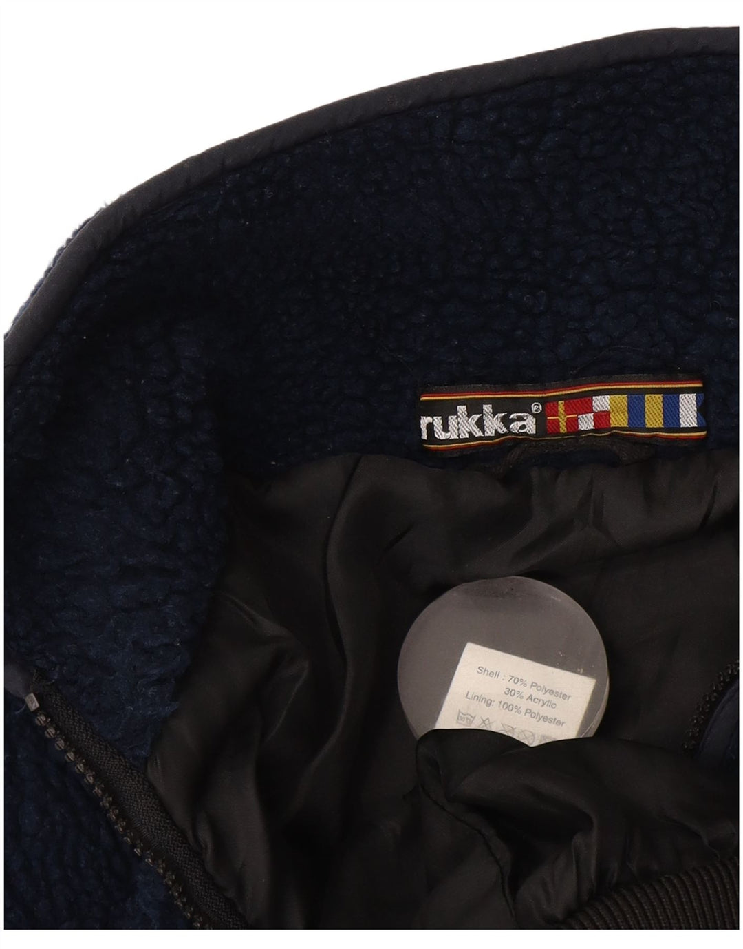 Rukka Ανδρικό Fleece Jacket UK 42 XL Navy Blue Polyester