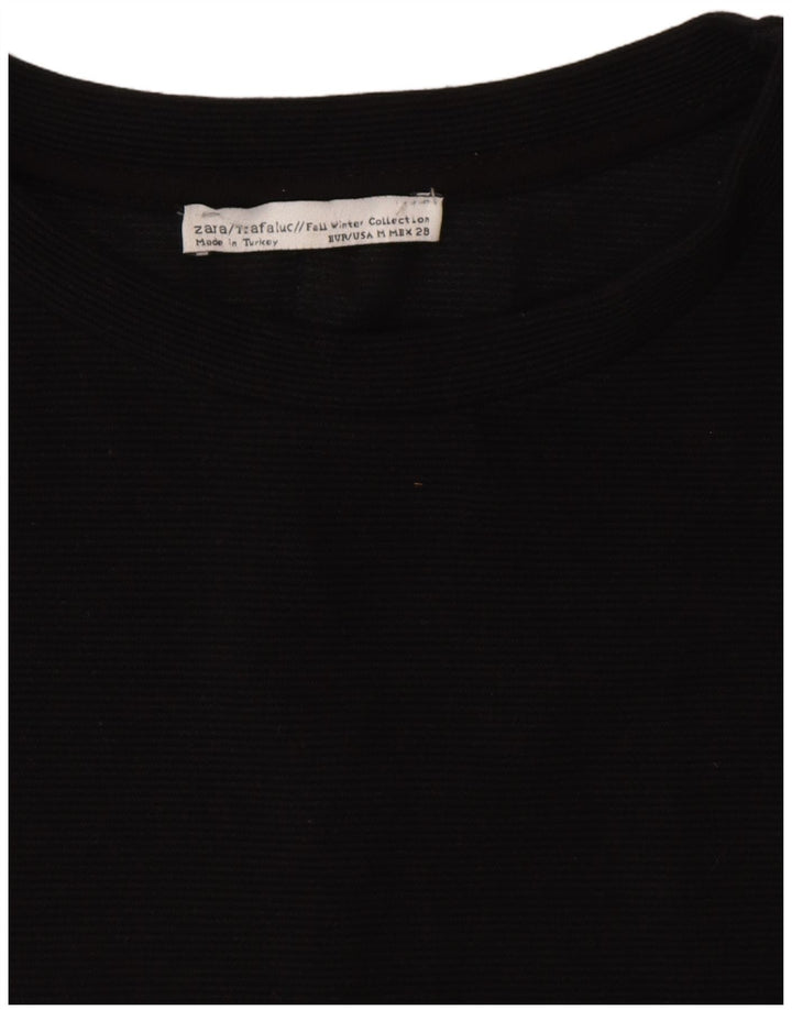 Zara Γυναικείο φόρεμα A-Line UK 14 Medium Black