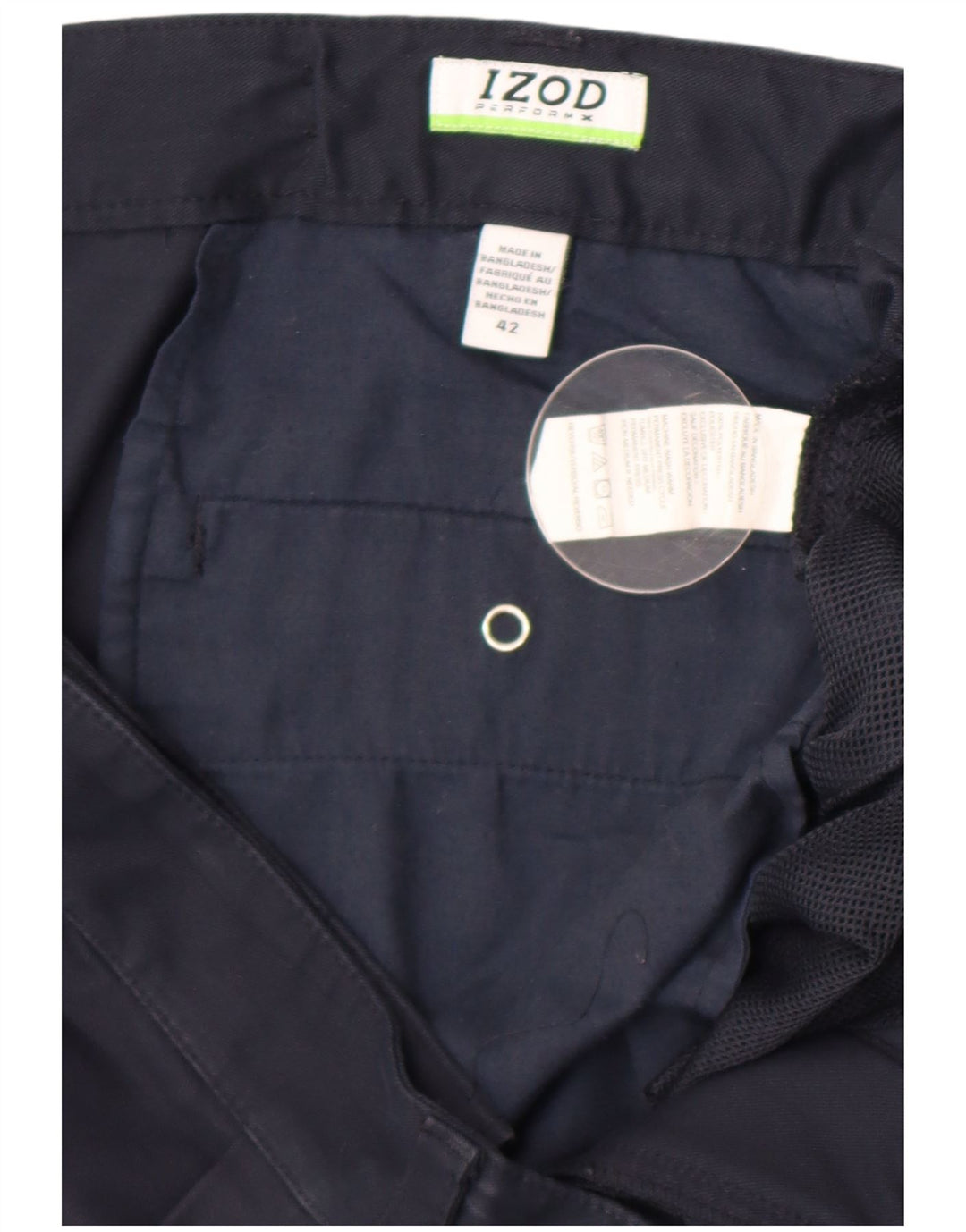 Ανδρικό σορτς Chino Izod W42 2XL Navy Blue Polyester