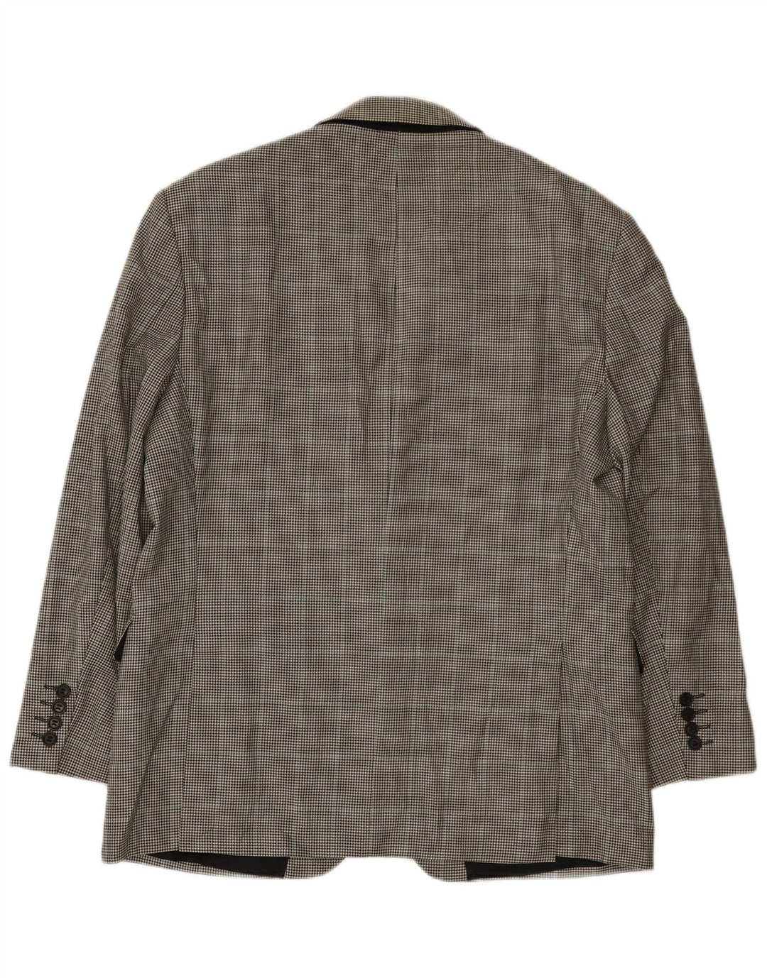 Marks & Spencer Ανδρικό σακάκι σακάκι με 2 κουμπιά UK 42 Large Black Houndstooth