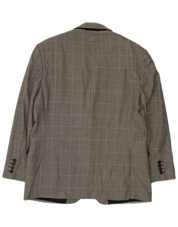 Marks & Spencer Ανδρικό σακάκι σακάκι με 2 κουμπιά UK 42 Large Black Houndstooth