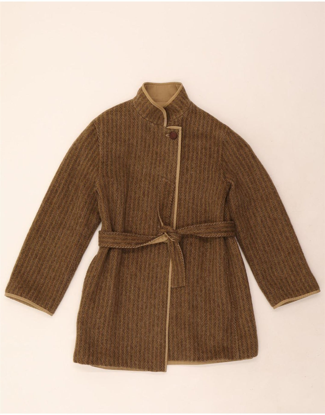 Vintage Γυναικείο Παλτό IT 42 Medium Khaki
