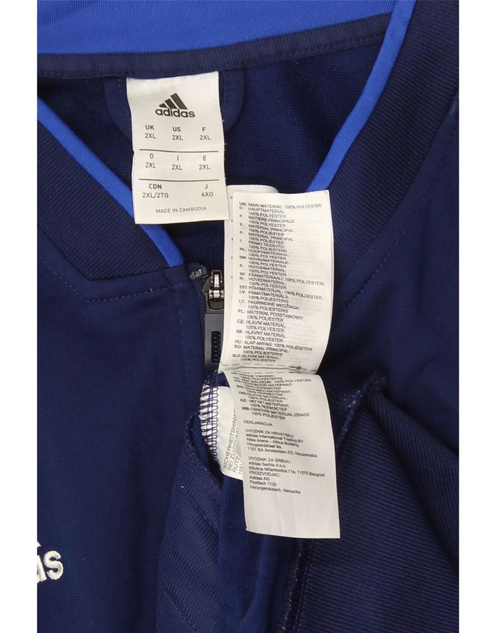 Ανδρική φόρμα Adidas Top Jacket 2XL Navy Blue Polyester
