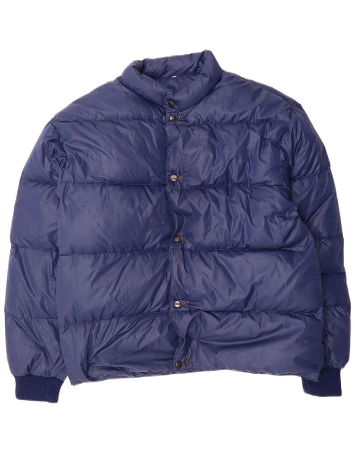 Ball On Ανδρικό μπουφάν UK 40 Large Navy Blue Polyamide