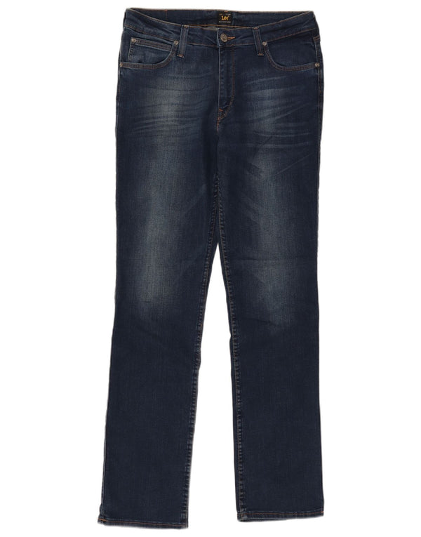 LEE Γυναικείο Τζιν Marion Straight W30 L31 Μπλε βαμβακερό