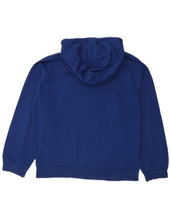 Zara Womens Oversized Hoodie Jumper UK 10 Small Blue