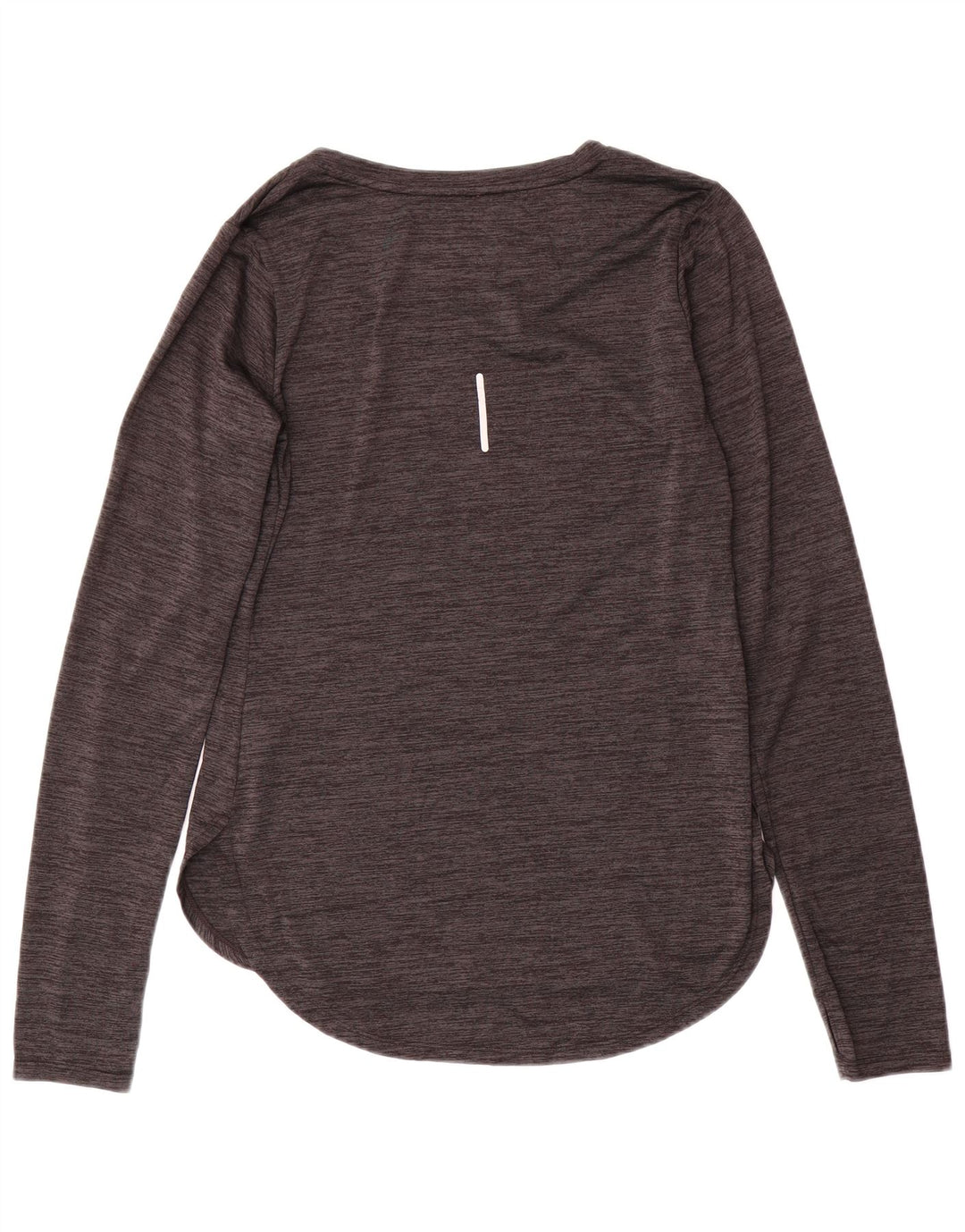 Γυναικείο μπλουζάκι REEBOK μακρυμάνικο UK 10 Small Grey Flecked Polyester