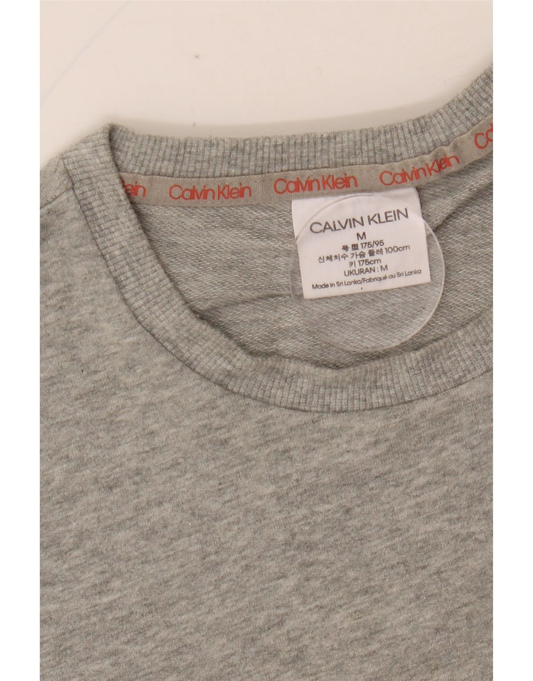 CALVIN KLEIN Ανδρικό γραφικό φούτερ Jumper Medium Grey