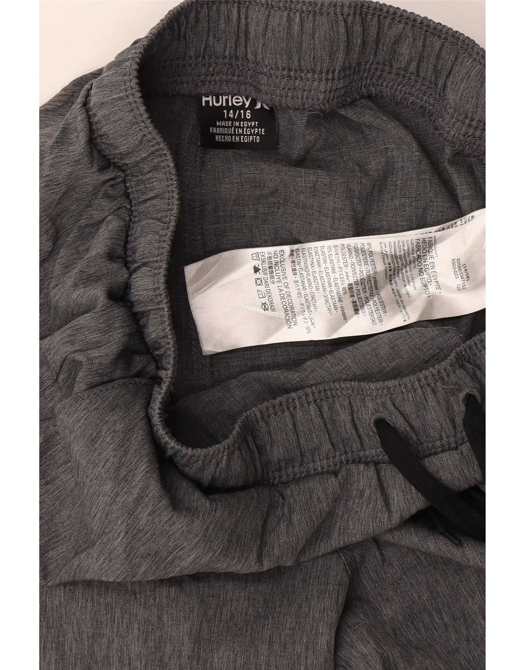 Hurley Boys Graphic Sport σορτς 12-13 ετών W28 Γκρι πολυεστέρας