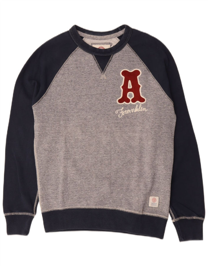 Ανδρικό γραφικό φούτερ Franklin Marshall Jumper Small Grey Colourblock