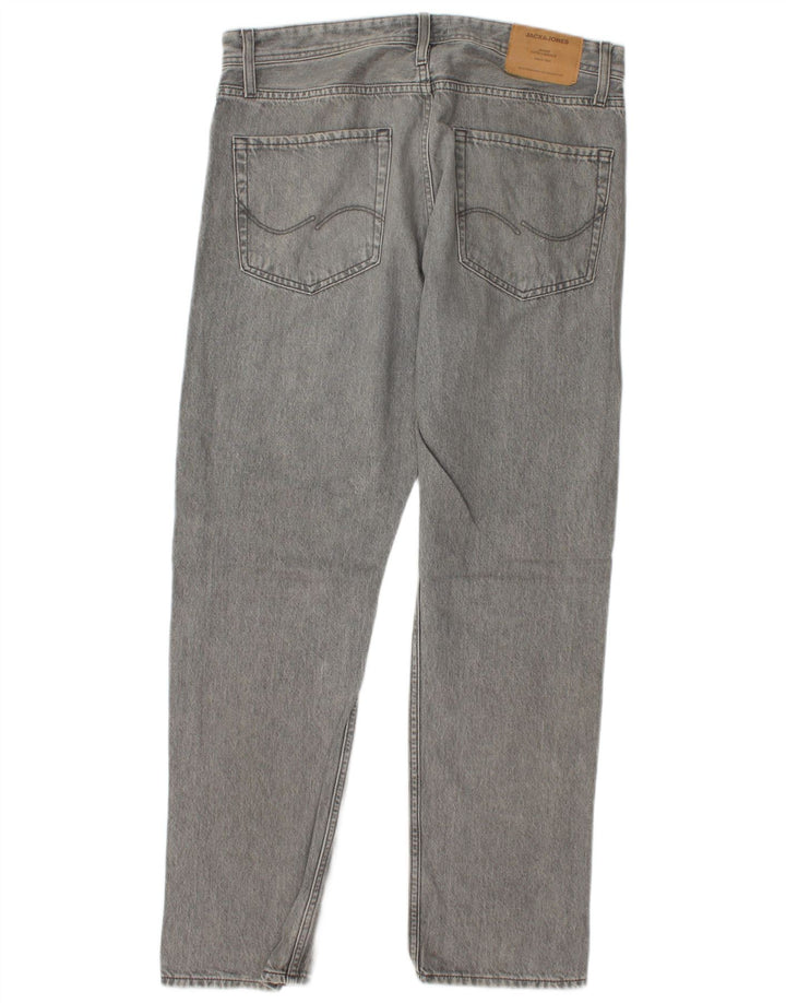 Jack & Jones Ανδρικό Τζιν GLENN Slim W32 L32 Γκρι βαμβακερό