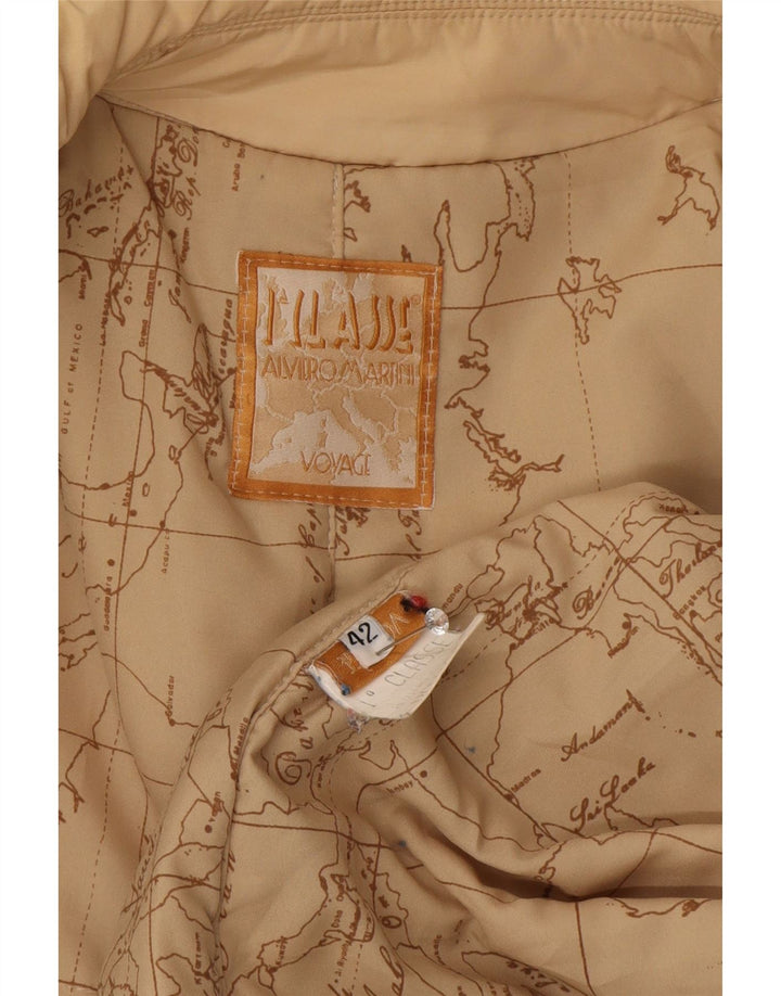 ALVIERO MARTINI Γυναικείο παλτό αντιανεμικό IT 42 Medium Beige Polyester