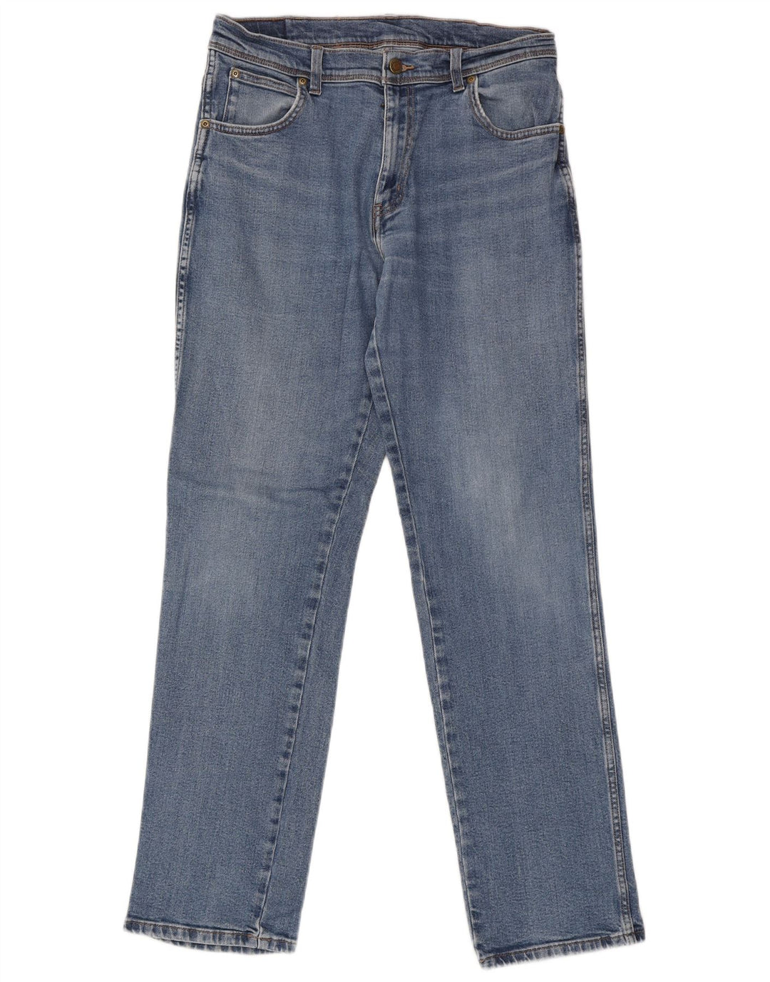 Ανδρικό τζιν Wrangler ίσιο W33 L34 Μπλε βαμβακερό