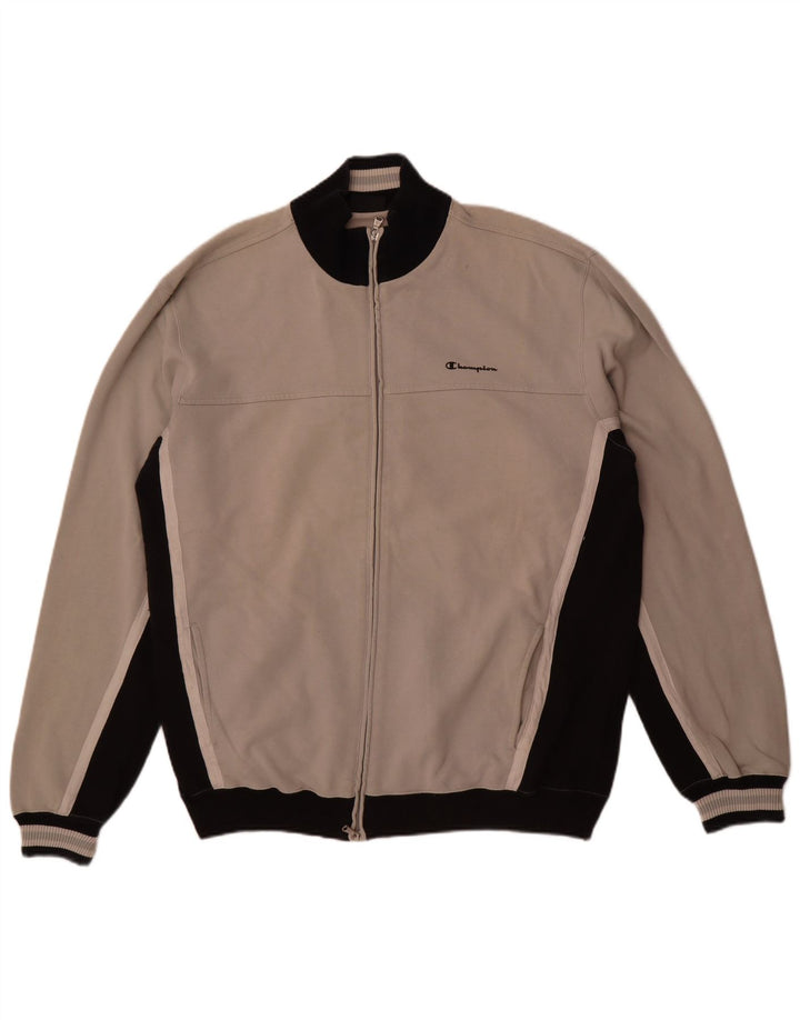 Ανδρική φόρμα Champion Top Jacket 2XL Γκρι Colourblock Βαμβακερό