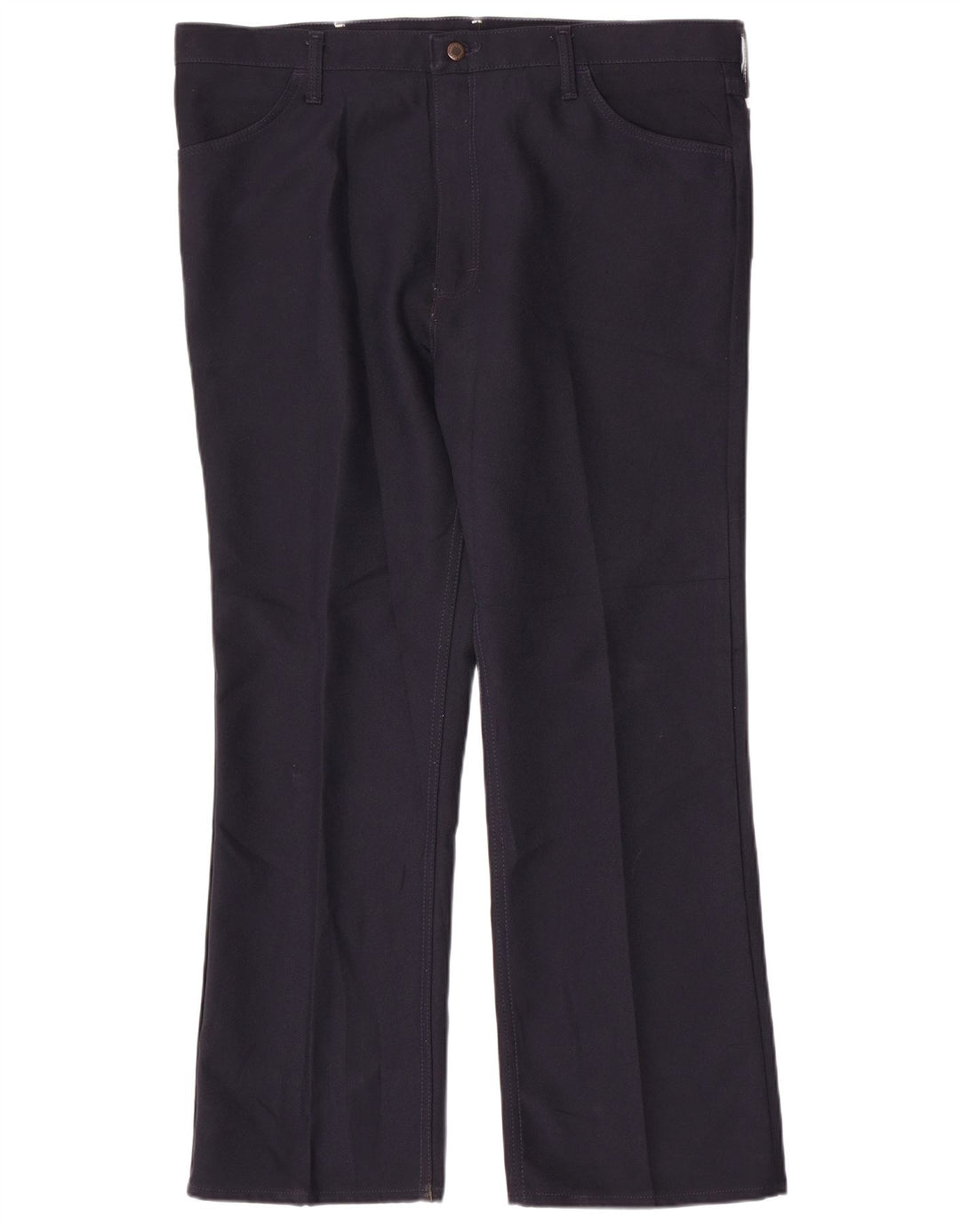 Ανδρικό ίσιο casual παντελόνι WRANGLER W42 L30 Navy Blue Polyester