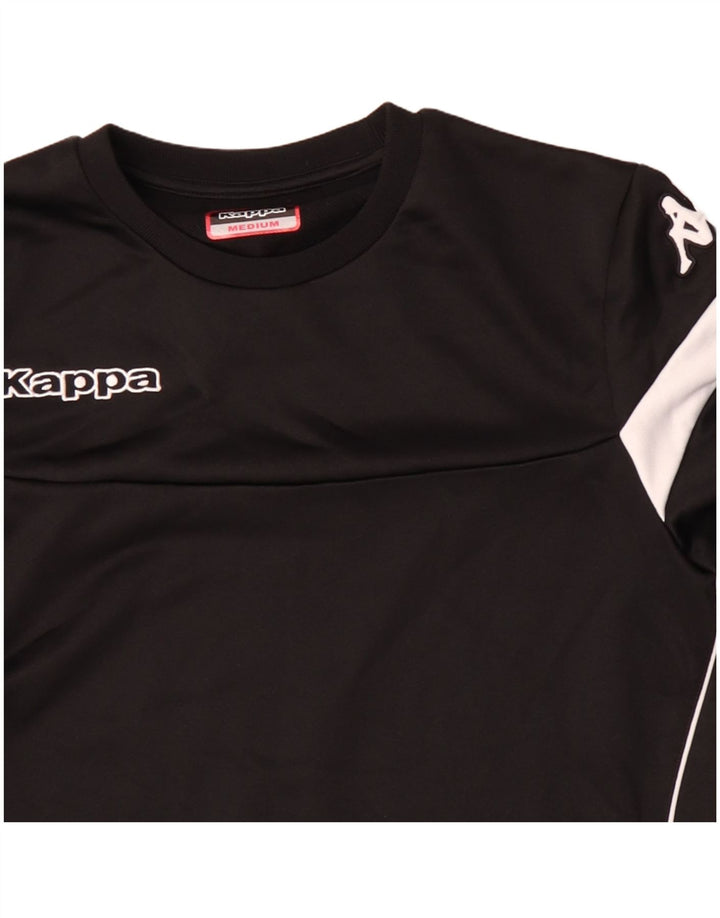 Ανδρικό γραφικό φούτερ Kappa Jumper Medium Black Colorblock Polyester