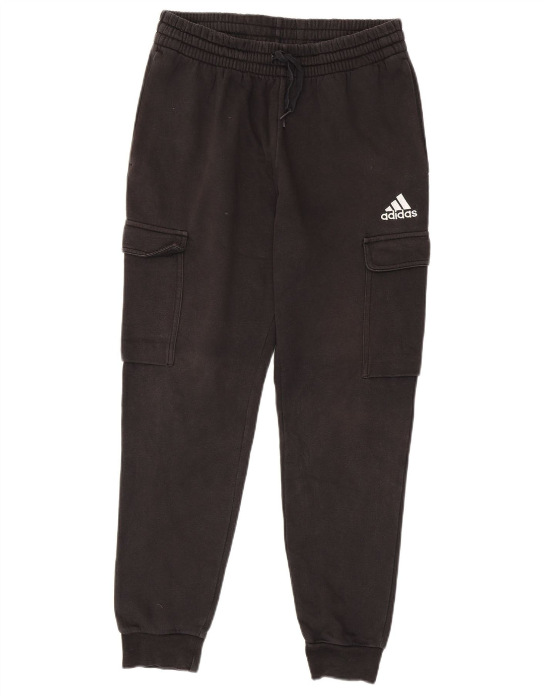 Ανδρική φόρμα Adidas Cargo Παντελόνι Joggers Μεσαίο μαύρο βαμβακερό