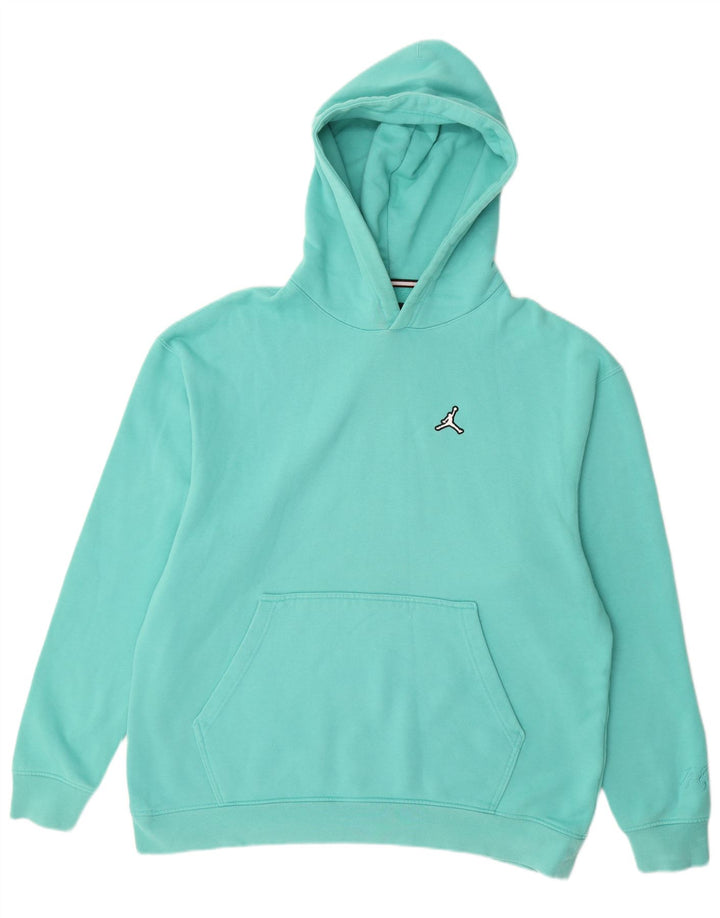 JORDAN Ανδρικό Hoodie Jumper XL Turquoise Cotton
