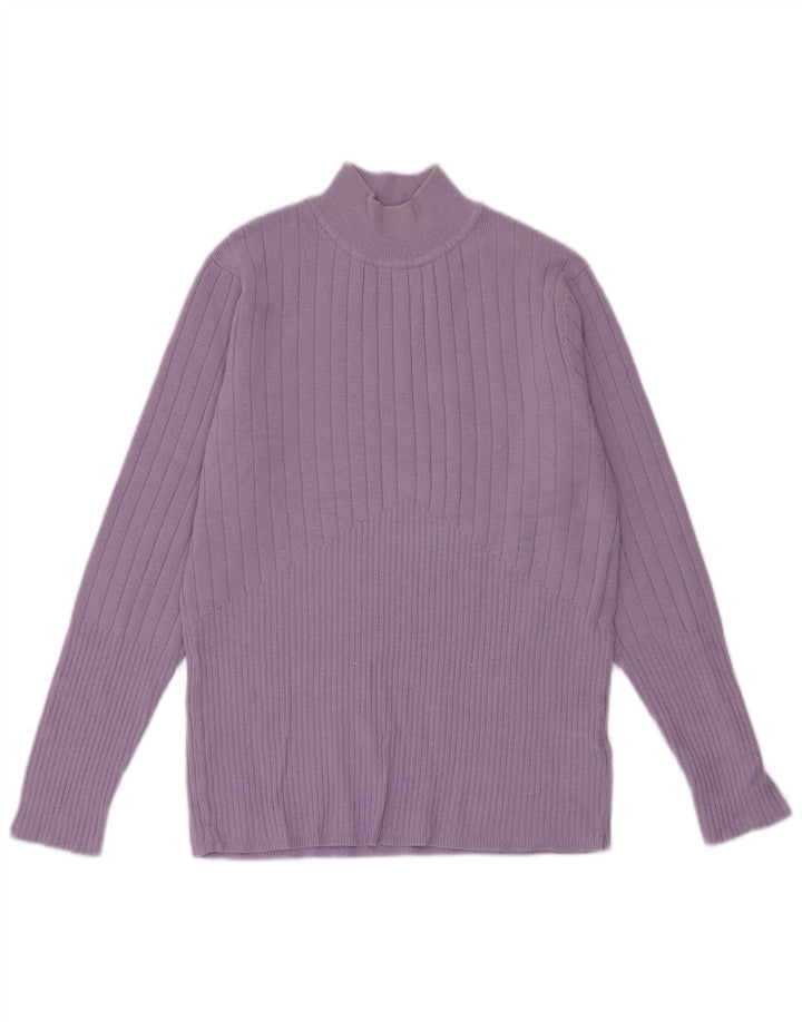 Marks & Spencer Γυναικείο πουλόβερ με λαιμό χελώνα UK 12 Medium Purple