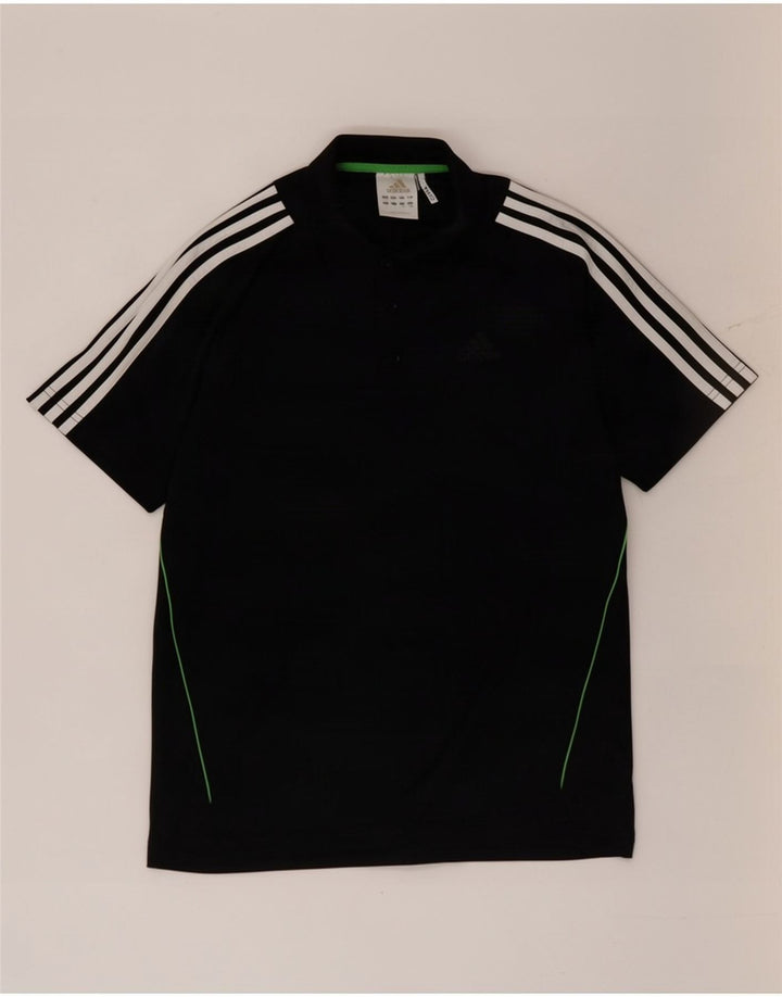 Ανδρικό πουκάμισο Adidas Climacool Polo Μικρό Μαύρο Πολυεστέρα