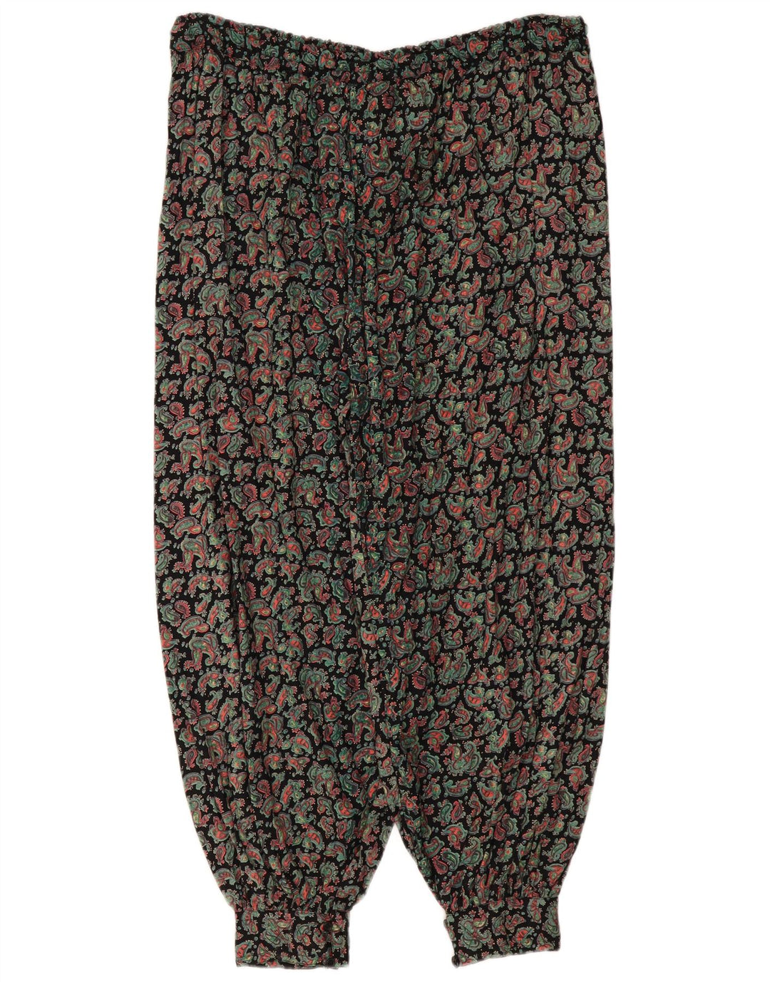 Vintage Γυναικείο Παντελόνι Harem One Size W36 L28 Πολύχρωμο Paisley
